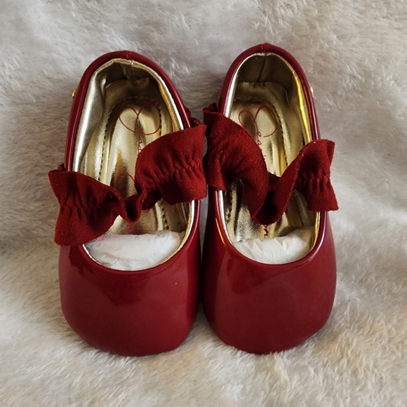 🆕️ Red Ballet Flats, Baby Size 3 (6-9M) [NWT!] - Picture 2 of 10